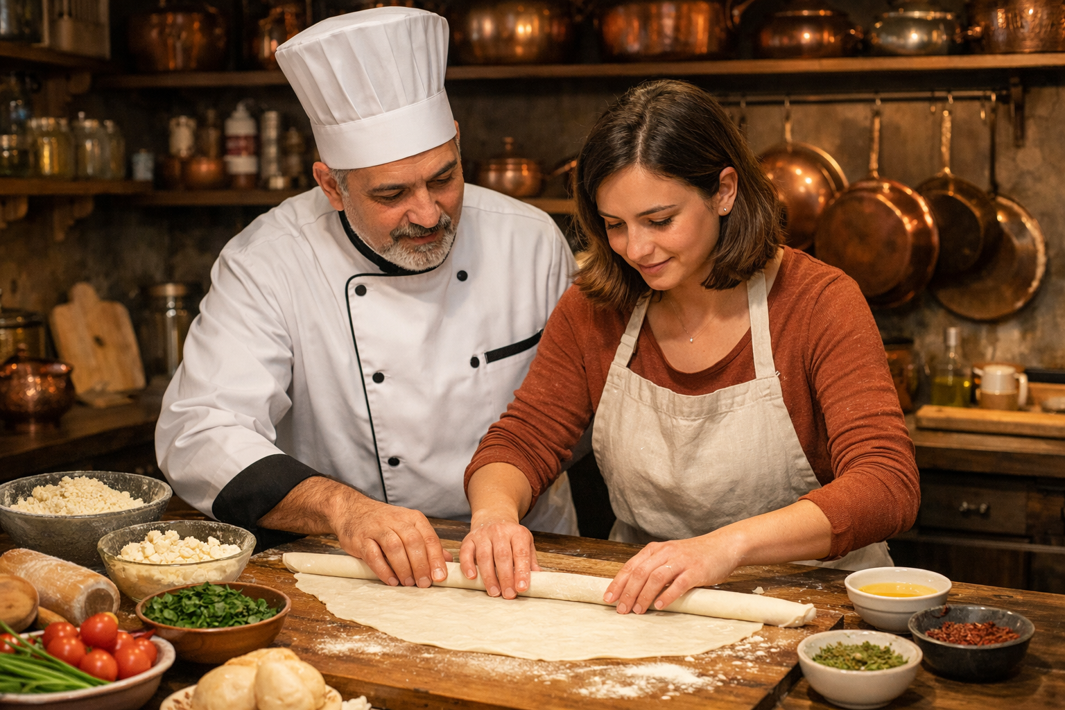 Bire bir ozel yemek dersi